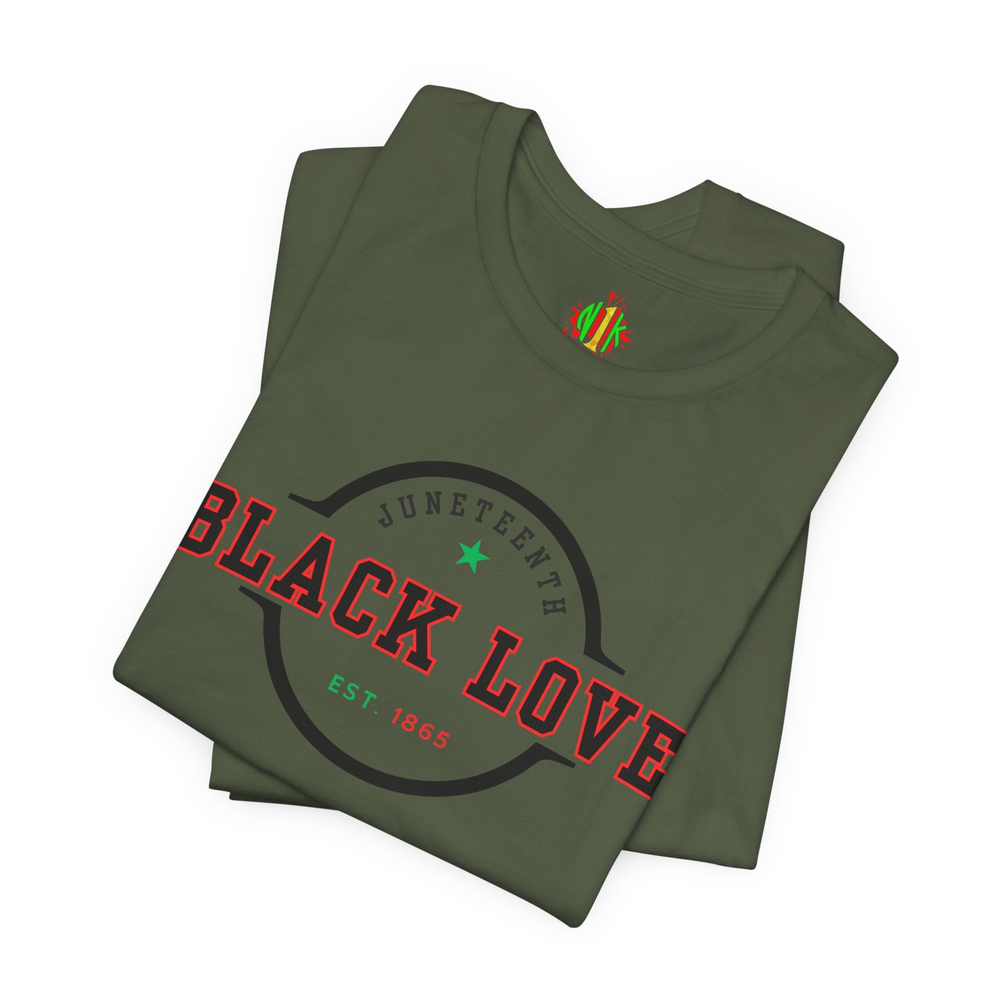 Black Love Unisex Jersey Tee | Heritage Design, Casual Wear, Gift for Him/Her, Black History Month, Everyday Comfort